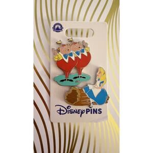 NEW Disney Parks 2024 Alice in Wonderland 2-Pin Set